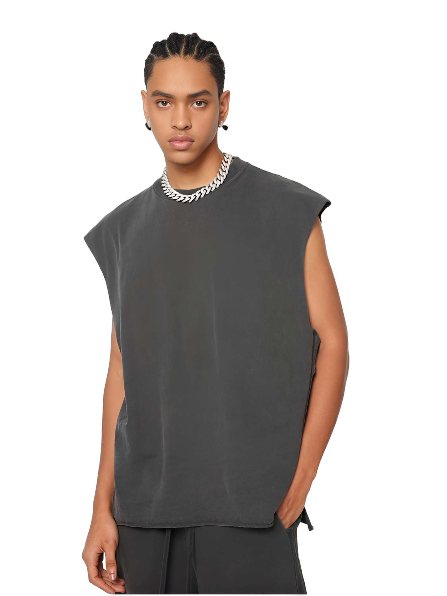 T-shirt Without Sleeves (270G)